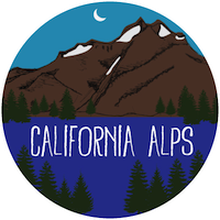 California Alps Bike Rides emblem