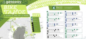 Lake Tahoe's Top Ten Bike Rides Map