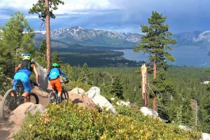 south lake tahoe mountain biking van sickle trail