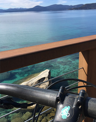 tahoe east shore trail lake views