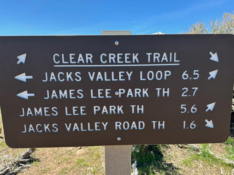 Jacks Valley Loop Mountain Bike Trail Carson Valley