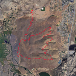 Jacks Valley Loop Mountain Bike Map